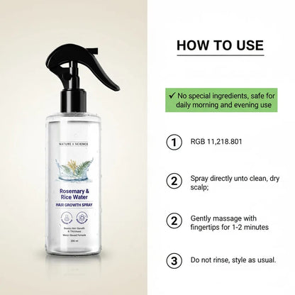 Rosemary Rice Water Hair Spray