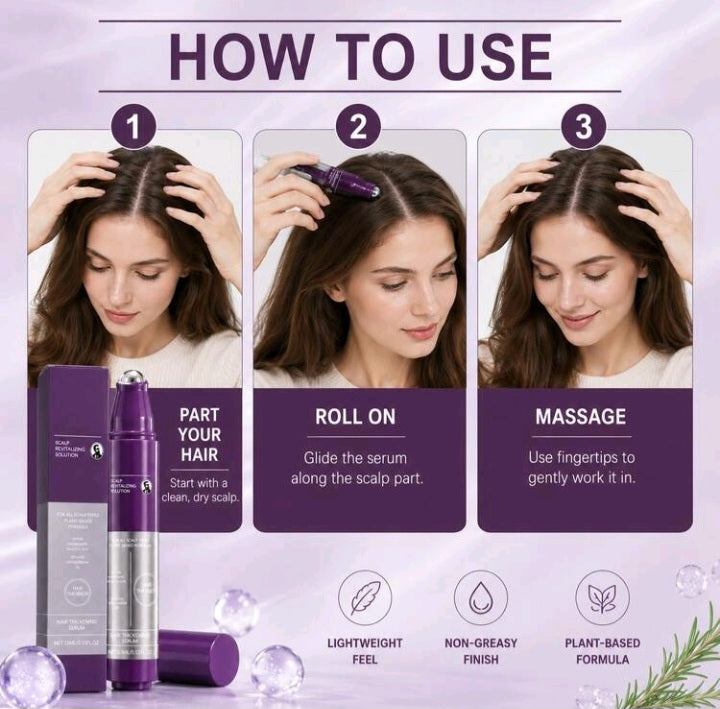 Rosemary Roll-On Hair Massage Oil